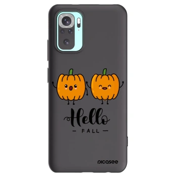 Picasee husă neagră din silicon pentru Xiaomi Redmi Note 10 Pro - Hallo Fall