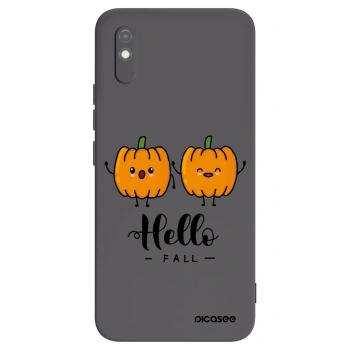 Picasee husă neagră din silicon pentru Xiaomi Redmi 9AT - Hallo Fall