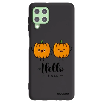Picasee husă neagră din silicon pentru Samsung Galaxy A22 A225F 4G - Hallo Fall
