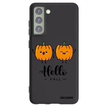 Picasee husă neagră din silicon pentru Samsung Galaxy S21 FE 5G - Hallo Fall