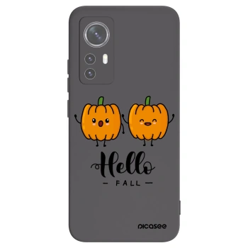 Picasee husă neagră din silicon pentru Xiaomi 12 - Hallo Fall