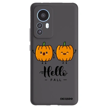 Picasee husă neagră din silicon pentru Xiaomi 12T - Hallo Fall