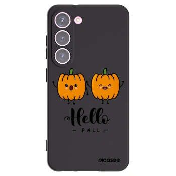 Picasee husă neagră din silicon pentru Samsung Galaxy S23 5G - Hallo Fall