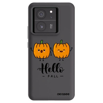 Picasee husă neagră din silicon pentru Xiaomi 13T Pro - Hallo Fall
