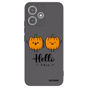 Picasee husă neagră din silicon pentru Xiaomi Redmi 12 5G - Hallo Fall
