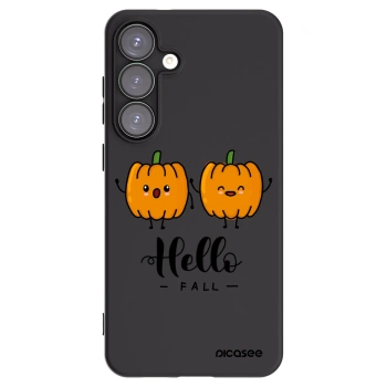 Picasee husă neagră din silicon pentru Samsung Galaxy S25+ 5G - Hallo Fall