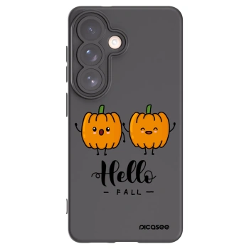 Picasee husă neagră din silicon pentru Samsung Galaxy S26 - Hallo Fall