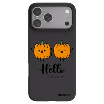 Picasee husă neagră din silicon pentru Apple iPhone 18 Pro Max - Hallo Fall