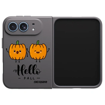 Picasee husă neagră din silicon pentru Apple iPhone Duo - Hallo Fall