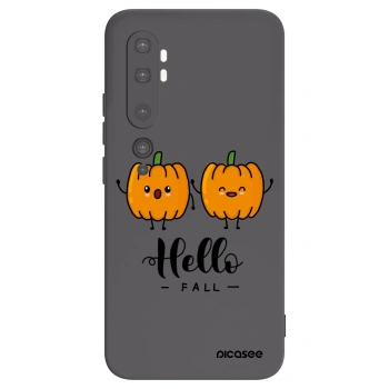 Picasee husă neagră din silicon pentru Xiaomi Mi Note 10 (Pro) - Hallo Fall