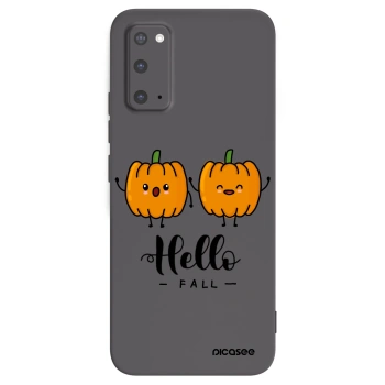 Picasee husă neagră din silicon pentru Samsung Galaxy S20 G980F - Hallo Fall