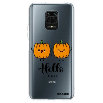 Picasee husă transparentă din silicon pentru Xiaomi Redmi Note 9 Pro - Hallo Fall
