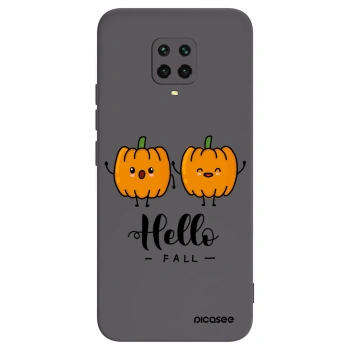 Picasee husă neagră din silicon pentru Xiaomi Redmi Note 9 Pro - Hallo Fall