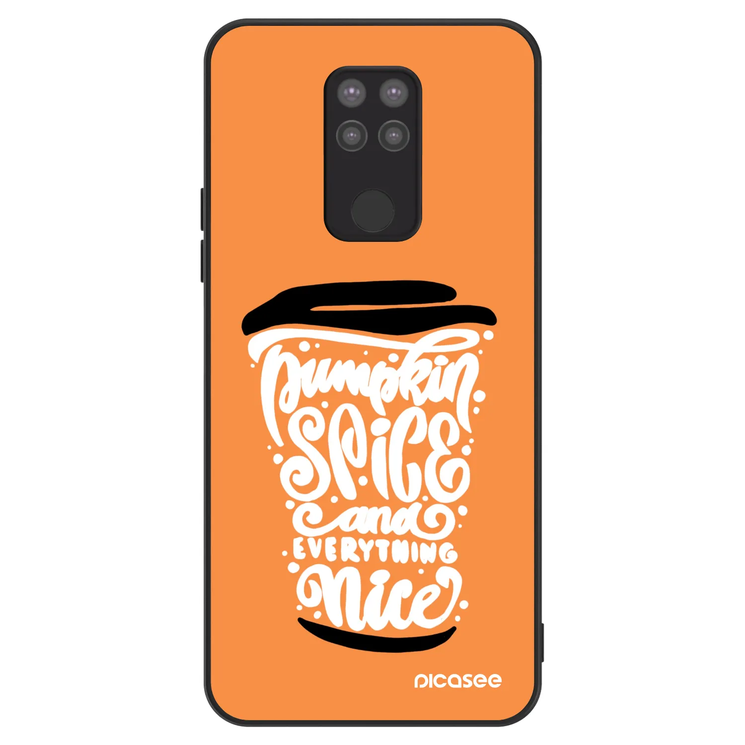 Picasee ULTIMATE CASE pentru Xiaomi Redmi Note 9 - Pumpkin coffee
