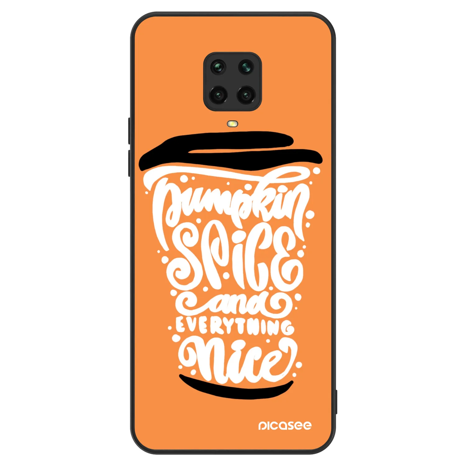 Picasee ULTIMATE CASE pentru Xiaomi Redmi Note 9 Pro - Pumpkin coffee