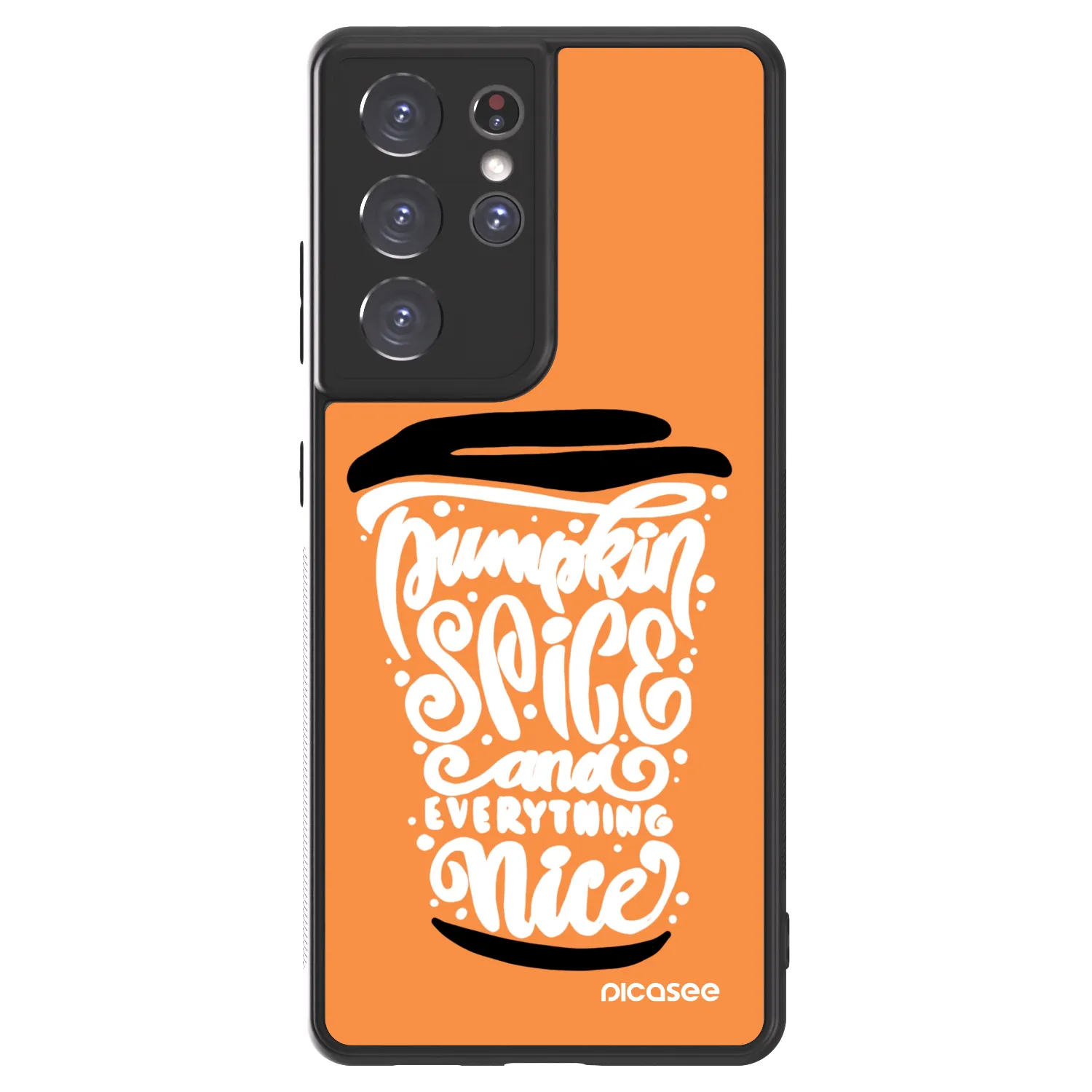 Picasee ULTIMATE CASE pentru Samsung Galaxy S21 Ultra 5G G998B - Pumpkin coffee