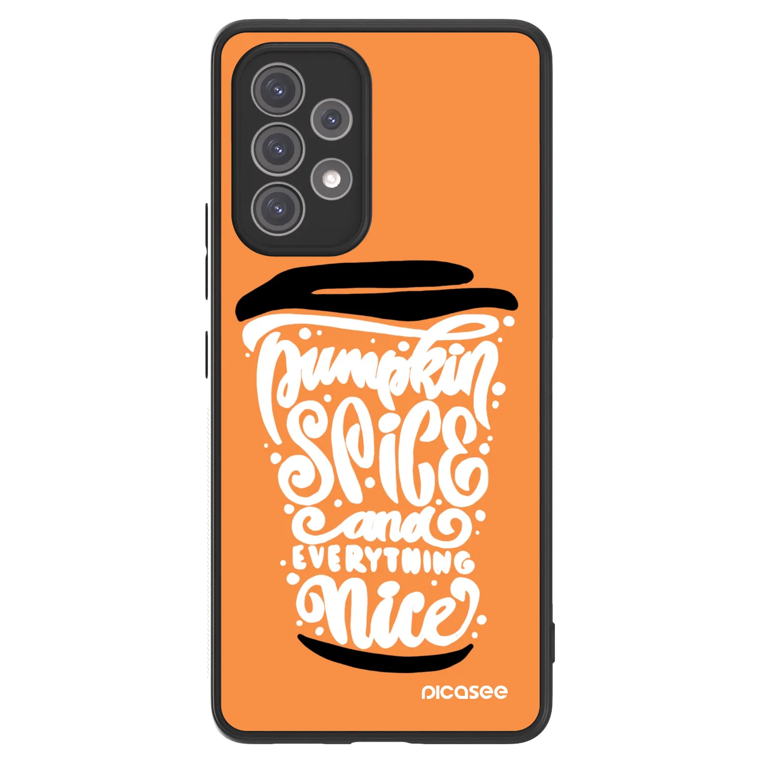 Picasee ULTIMATE CASE pentru Samsung Galaxy A52s 5G A528B - Pumpkin coffee