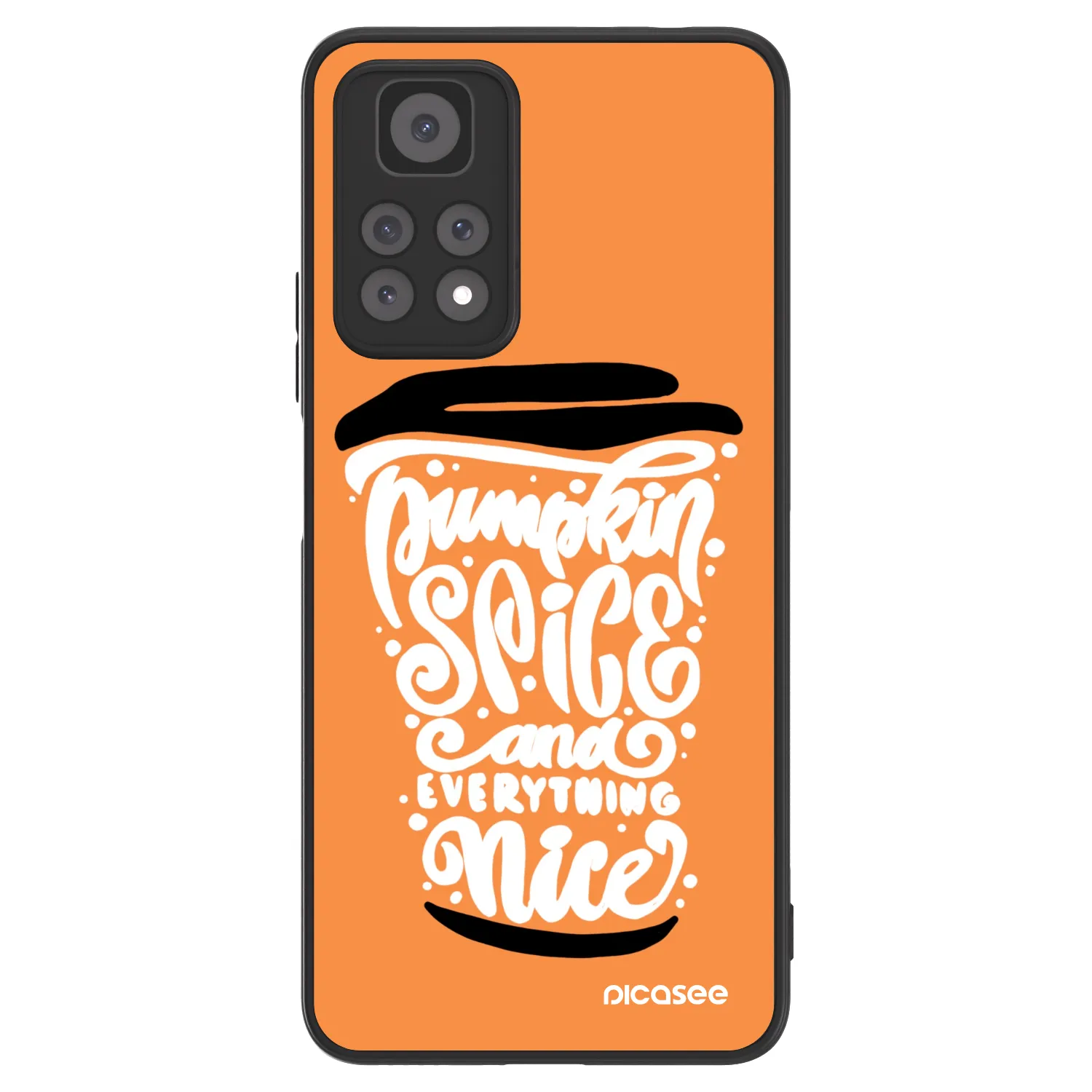 Picasee ULTIMATE CASE pentru Xiaomi Redmi Note 11 Pro - Pumpkin coffee