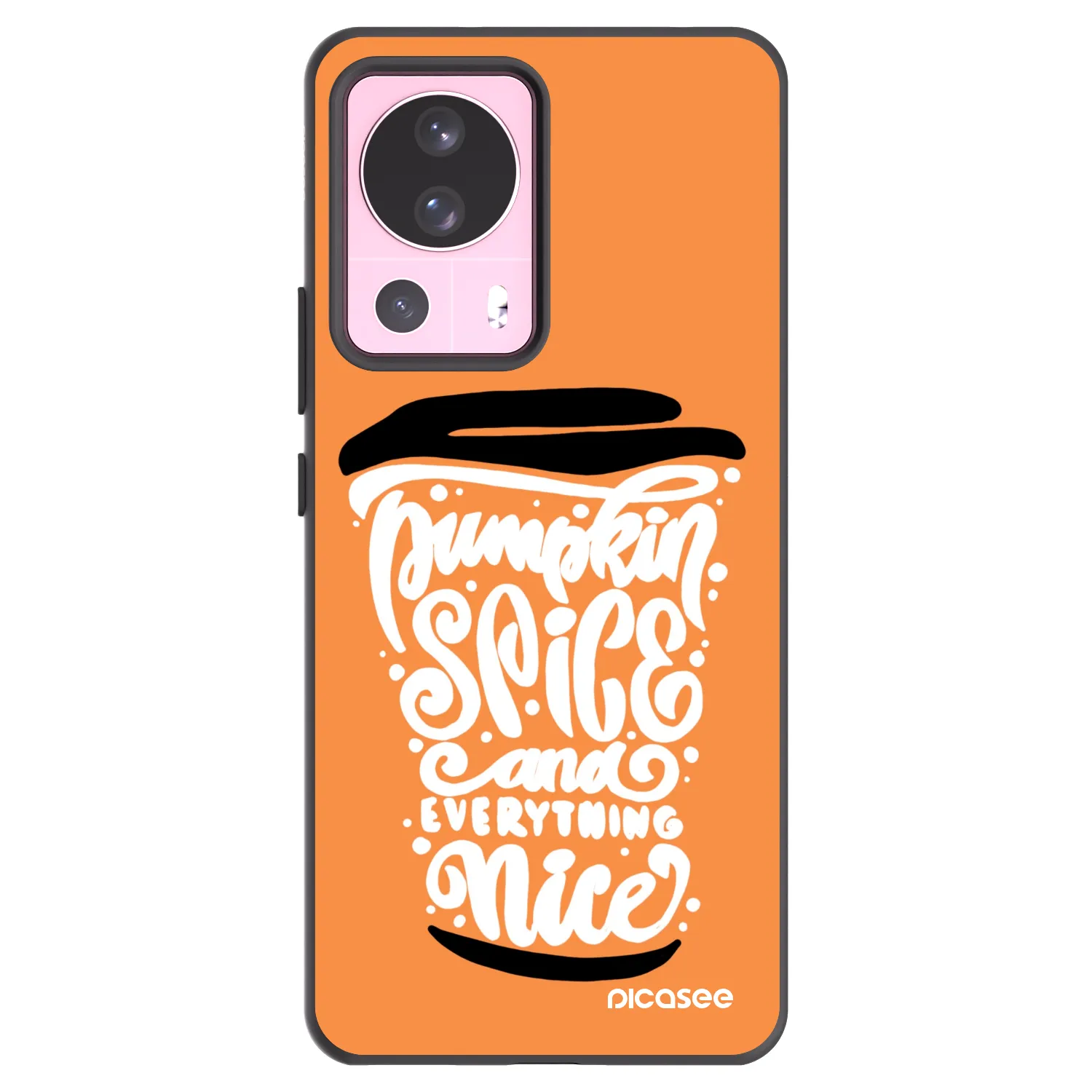 Picasee husă neagră din silicon pentru Xiaomi 13 Lite - Pumpkin coffee