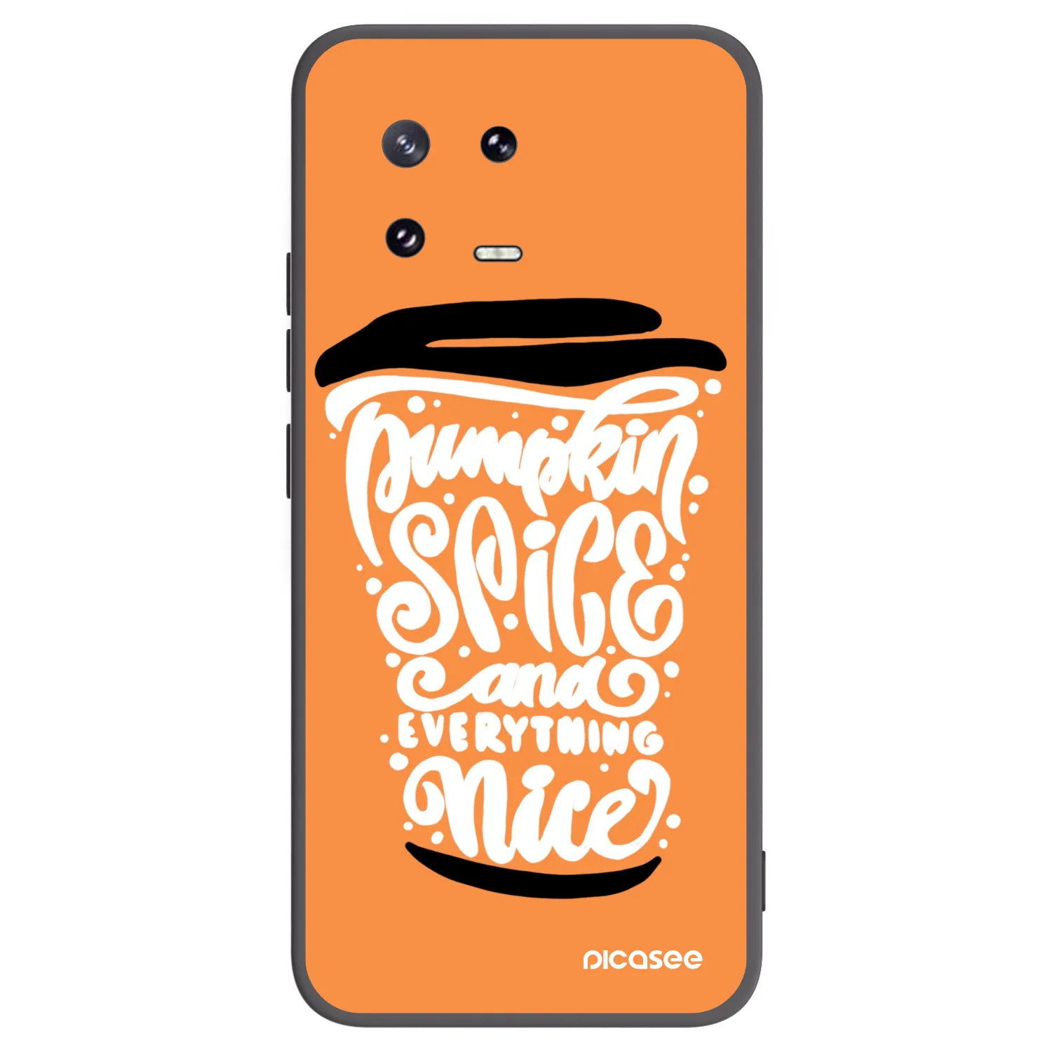 Picasee husă neagră din silicon pentru Xiaomi 13 Pro - Pumpkin coffee