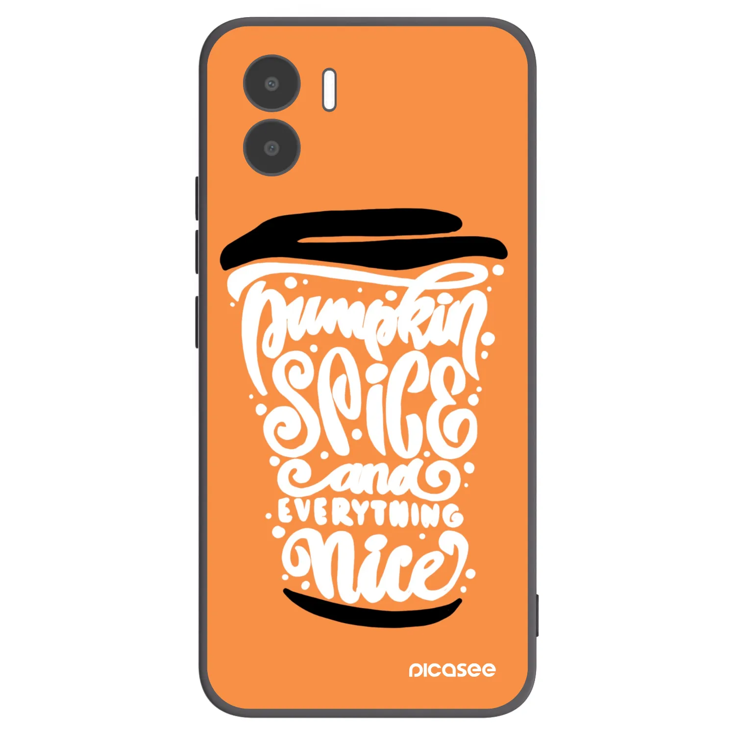 Picasee husă neagră din silicon pentru Xiaomi Redmi A2 - Pumpkin coffee