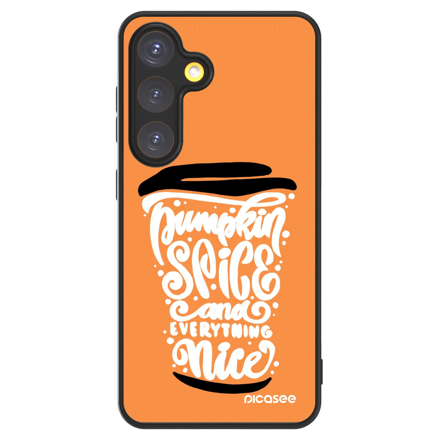 Picasee ULTIMATE CASE pentru Samsung Galaxy S24 S921B 5G - Pumpkin coffee