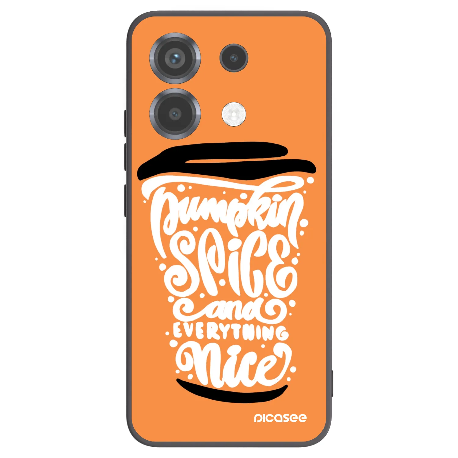 Picasee husă neagră din silicon pentru Xiaomi Poco X6 - Pumpkin coffee