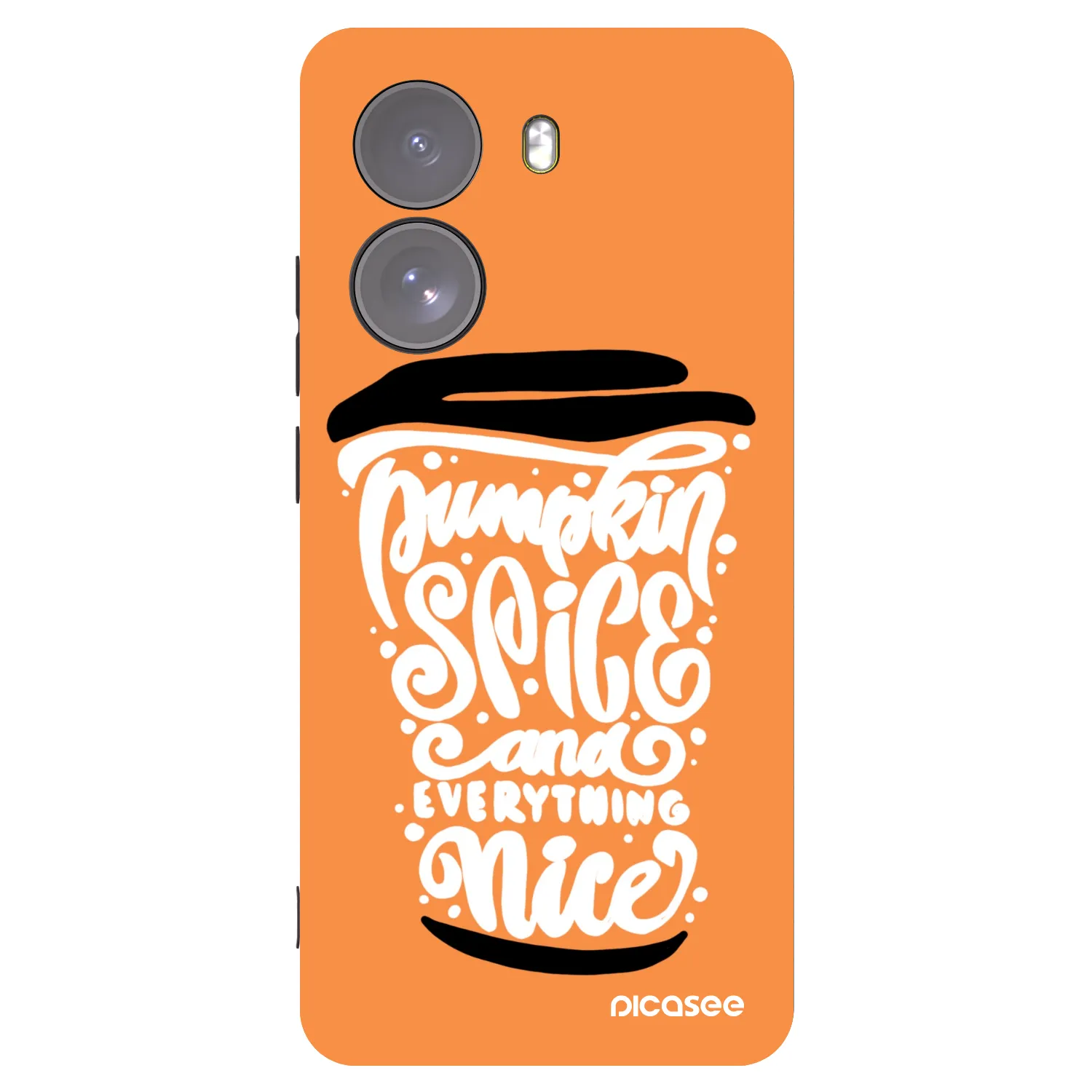 Picasee husă neagră din silicon pentru Xiaomi Poco X7 - Pumpkin coffee