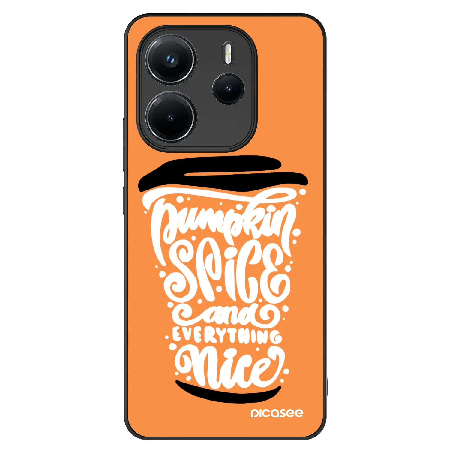 Picasee ULTIMATE CASE pentru Xiaomi Redmi Note 14 4G - Pumpkin coffee