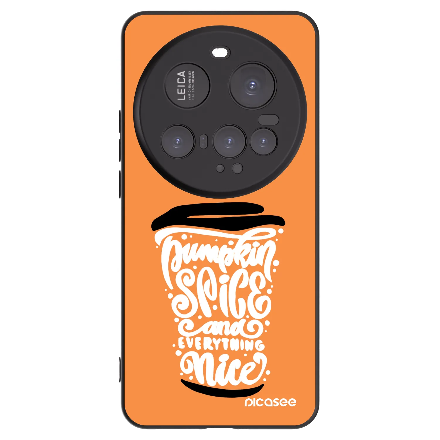 Picasee husă neagră din silicon pentru Xiaomi 15 Ultra - Pumpkin coffee