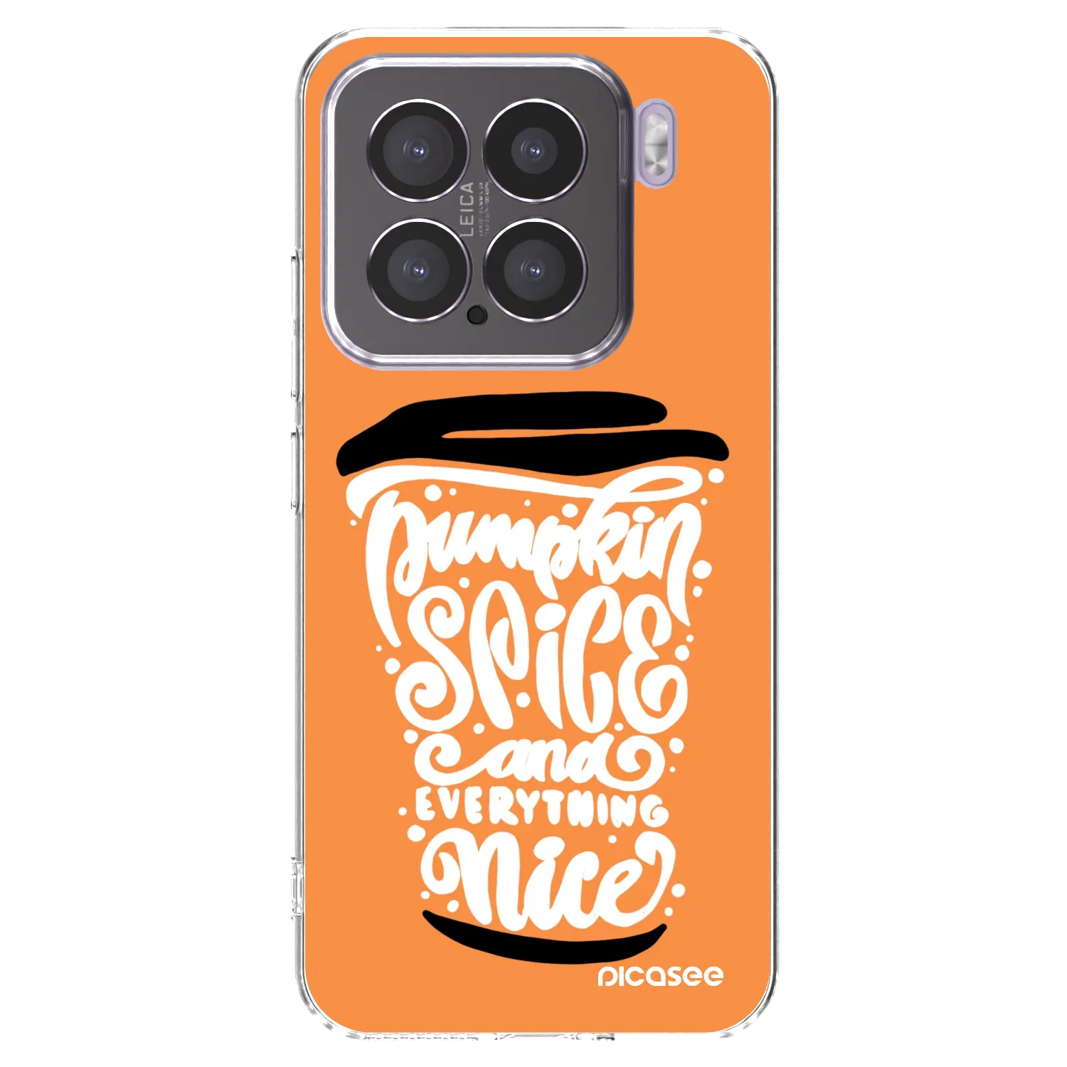 Picasee husă transparentă din silicon pentru Xiaomi 15 - Pumpkin coffee