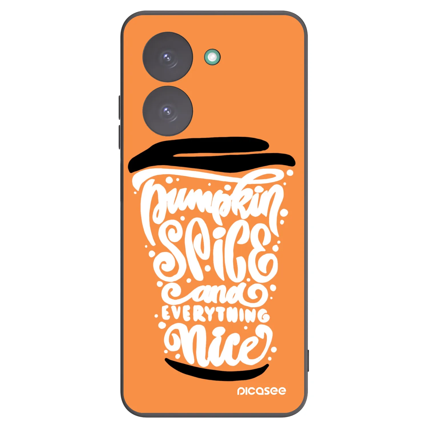 Picasee husă neagră din silicon pentru Xiaomi Redmi A5 - Pumpkin coffee