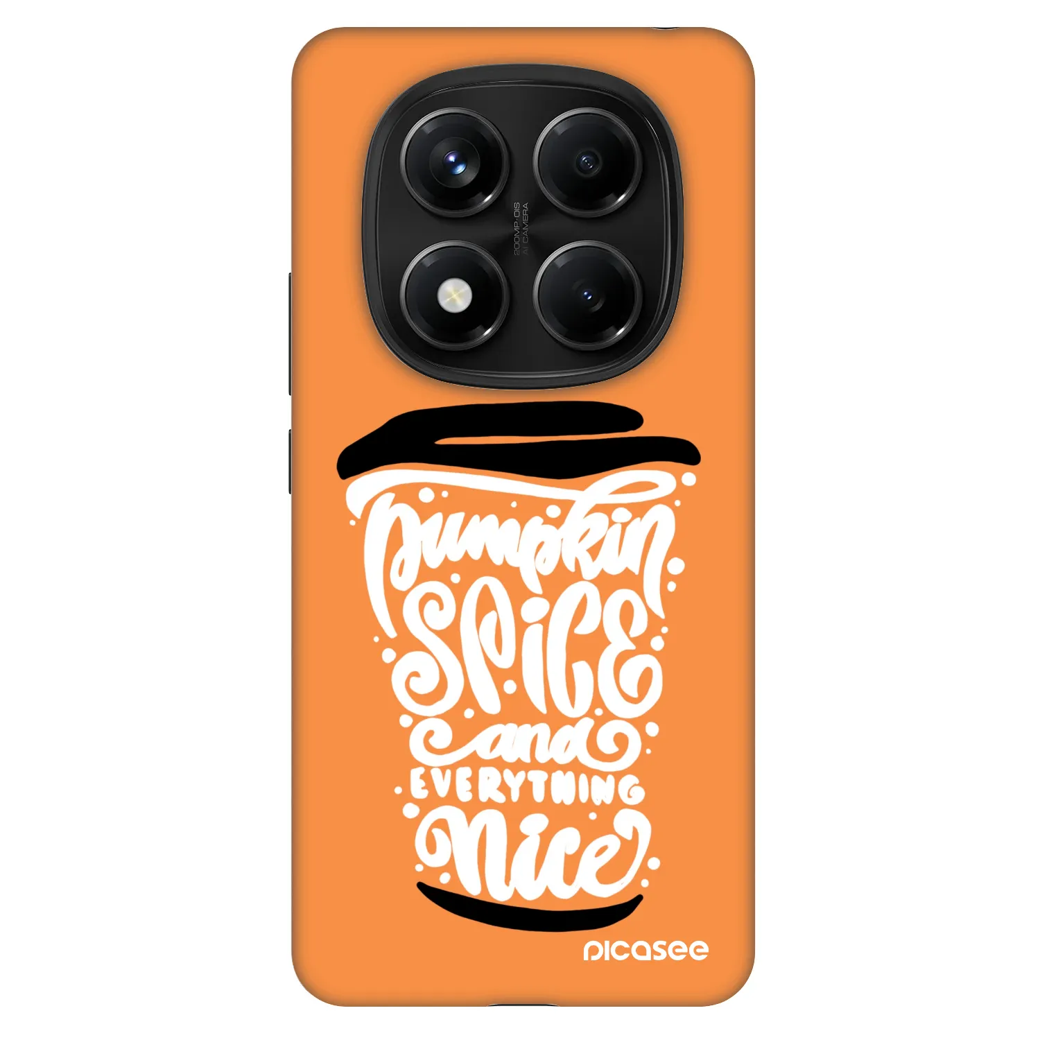 Picasee Fashion Case pentru Xiaomi Redmi Note 14 Pro 5G - Pumpkin coffee