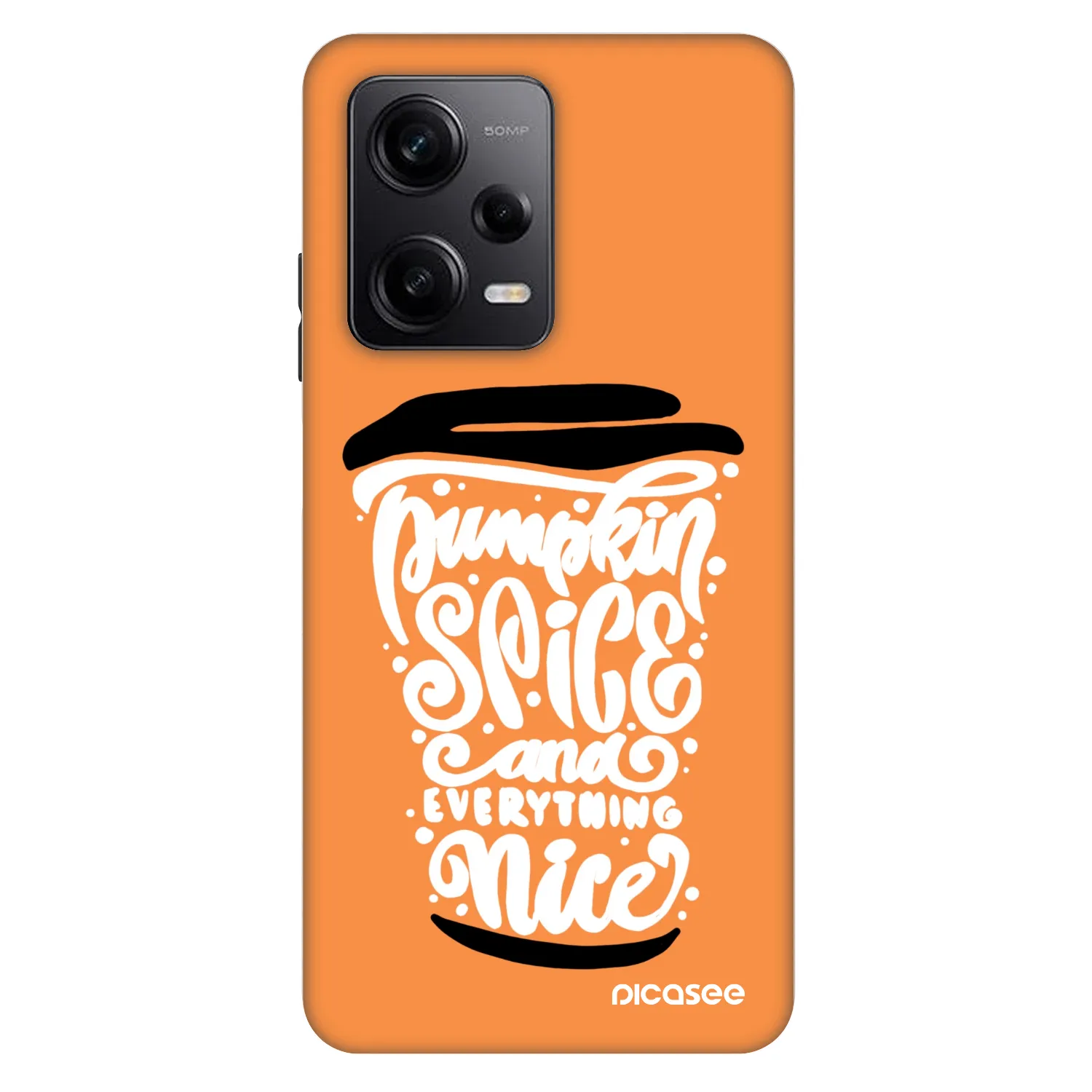 Picasee Fashion Case pentru Xiaomi Redmi Note 12 Pro+ 5G - Pumpkin coffee
