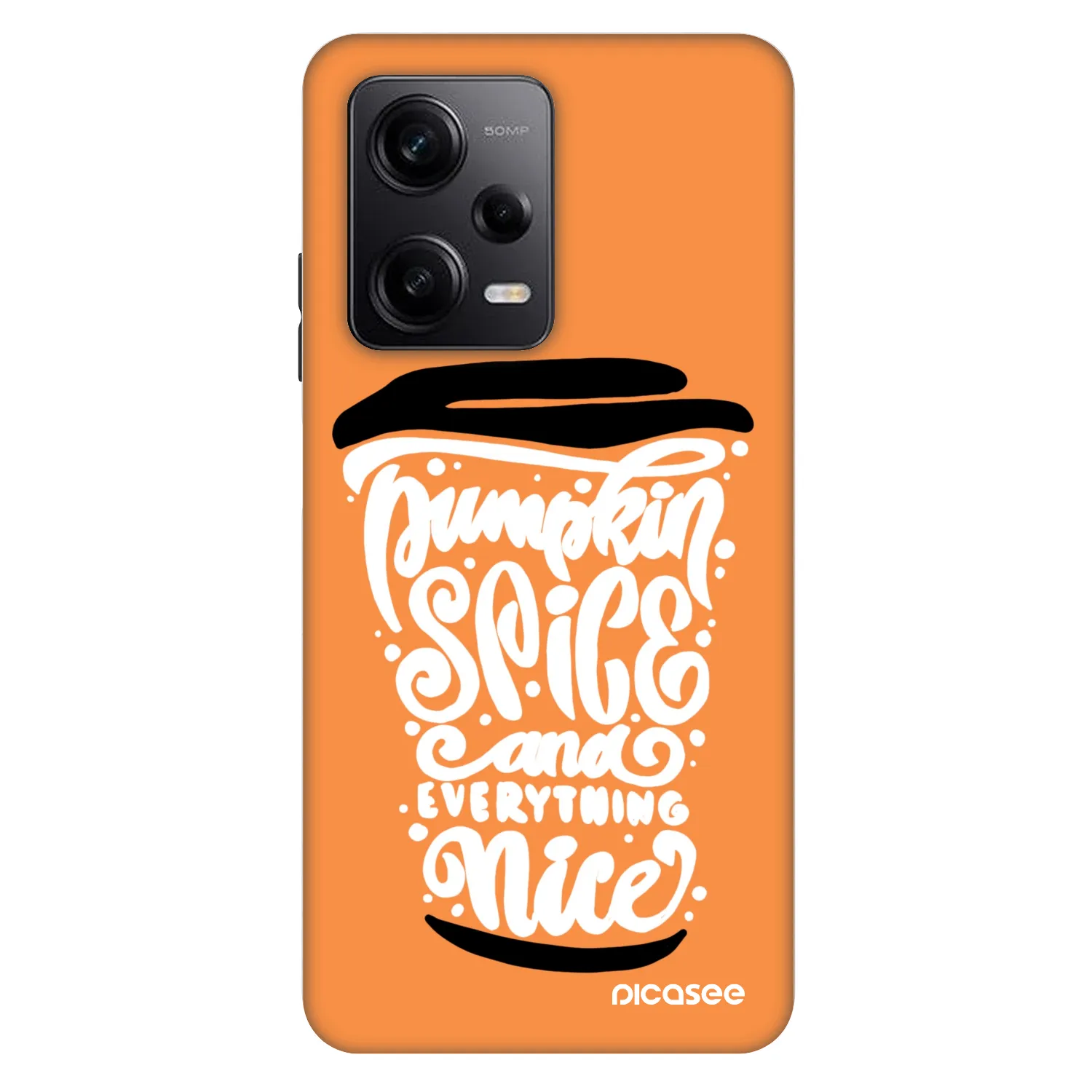 Picasee Fashion Case pentru Xiaomi Redmi Note 12 Pro 5G - Pumpkin coffee