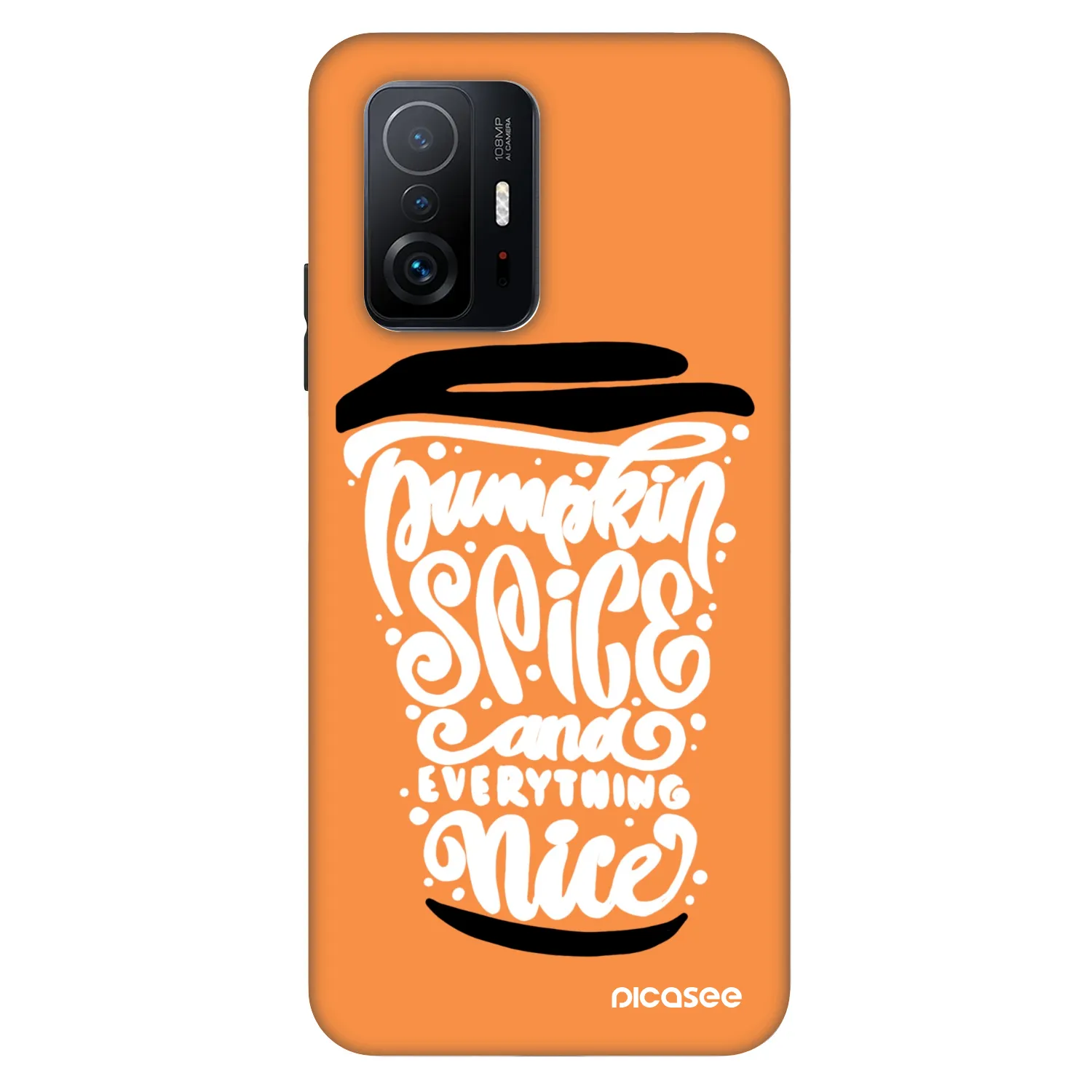 Picasee Fashion Case pentru Xiaomi 11T Pro - Pumpkin coffee