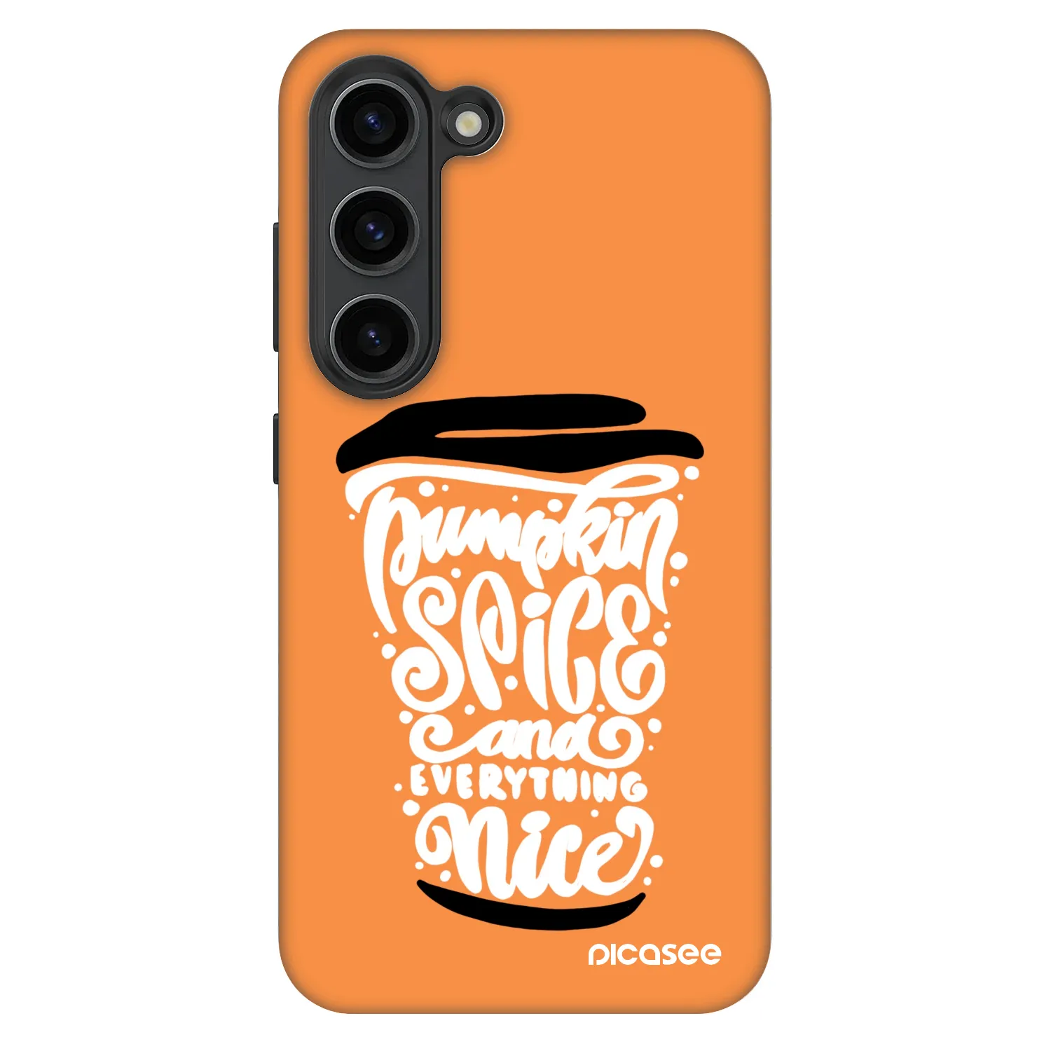 Picasee Fashion Case pentru Samsung Galaxy S23+ 5G - Pumpkin coffee