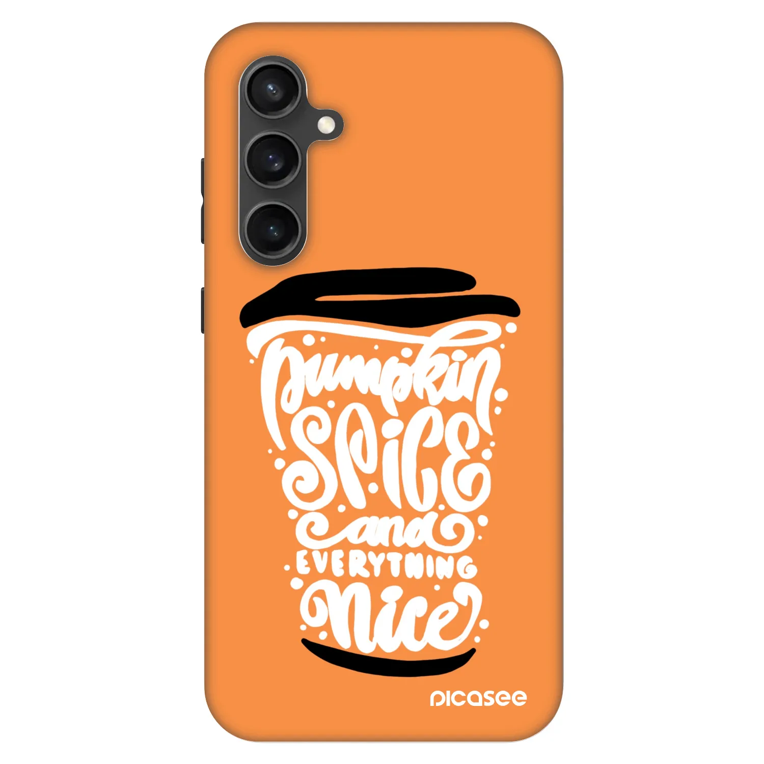 Picasee Fashion Case pentru Samsung Galaxy S23 FE S711B - Pumpkin coffee