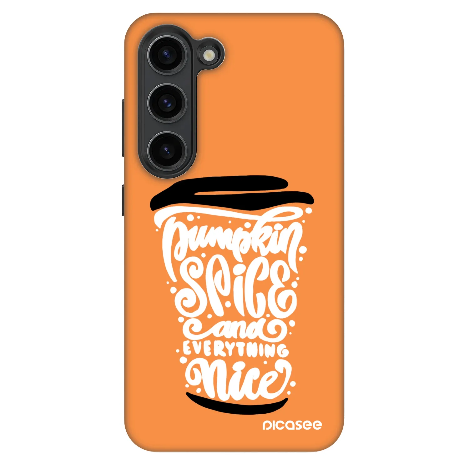 Picasee Fashion Case pentru Samsung Galaxy S23 5G - Pumpkin coffee