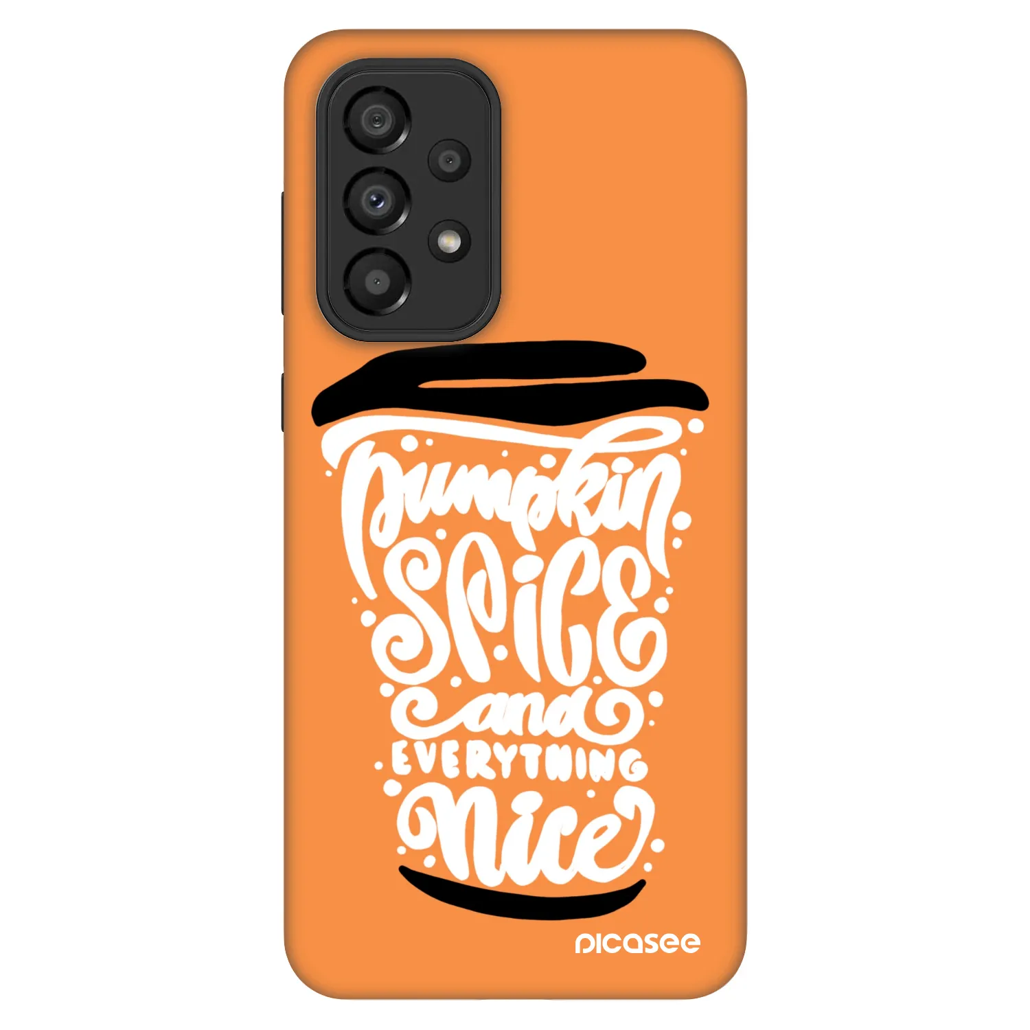 Picasee Fashion Case pentru Samsung Galaxy A33 5G A336 - Pumpkin coffee