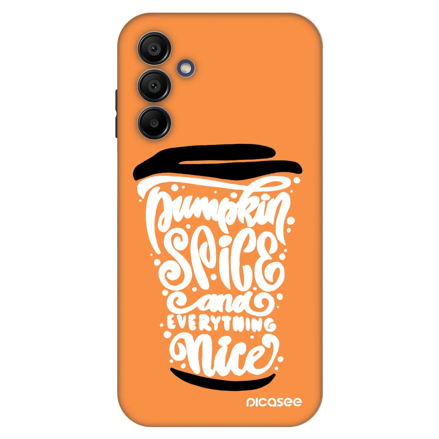 Picasee Fashion Case pentru Samsung Galaxy A15 A155F 4G - Pumpkin coffee