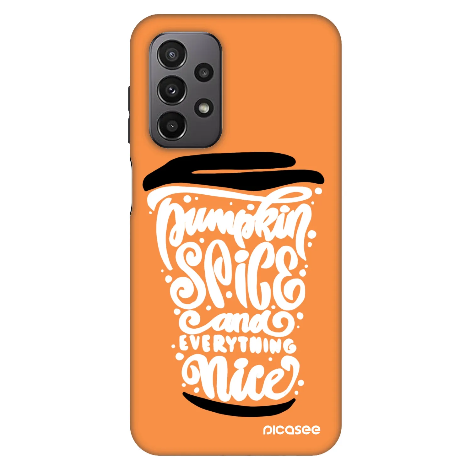 Picasee Fashion Case pentru Samsung Galaxy A23 A235F 4G - Pumpkin coffee
