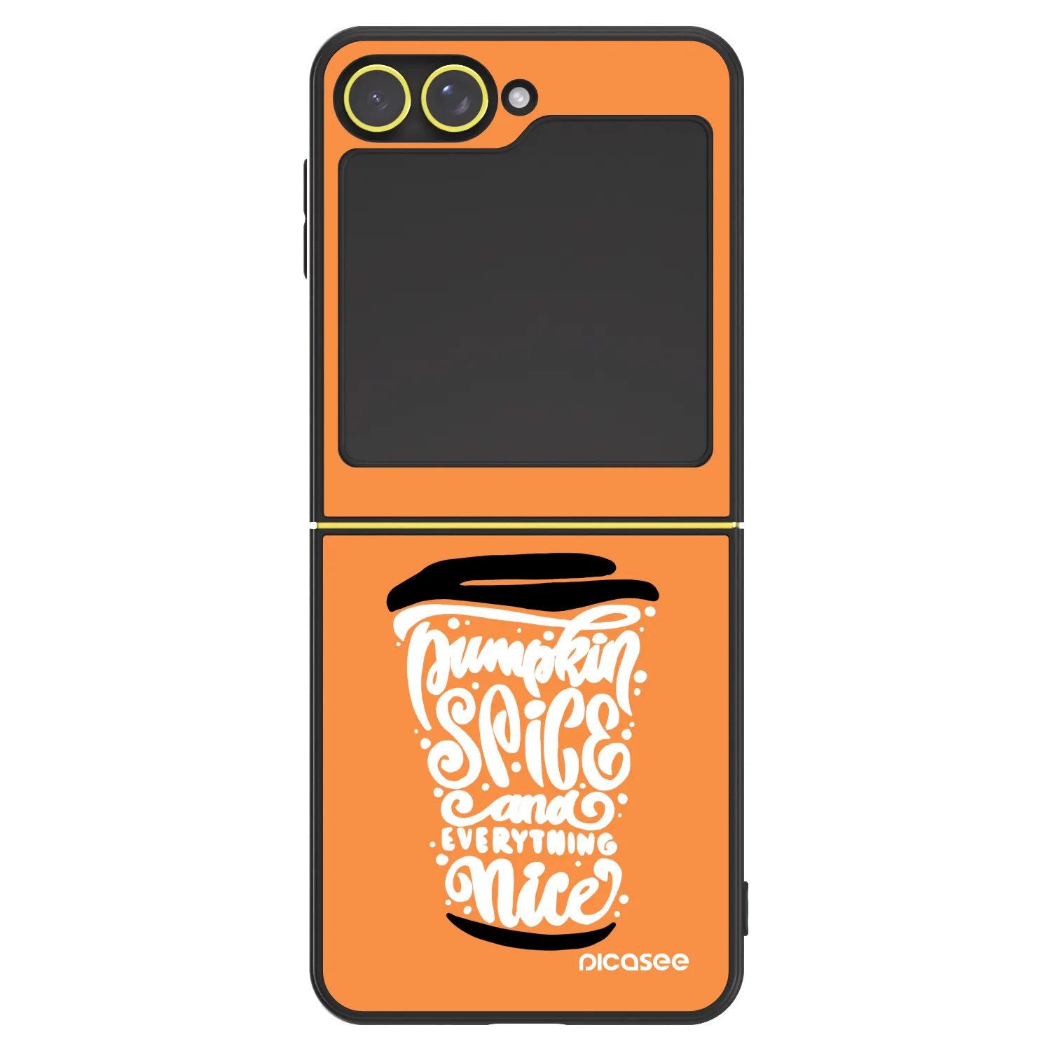 Picasee ULTIMATE CASE pentru Samsung Galaxy Z Flip7 FE 5G - Pumpkin coffee