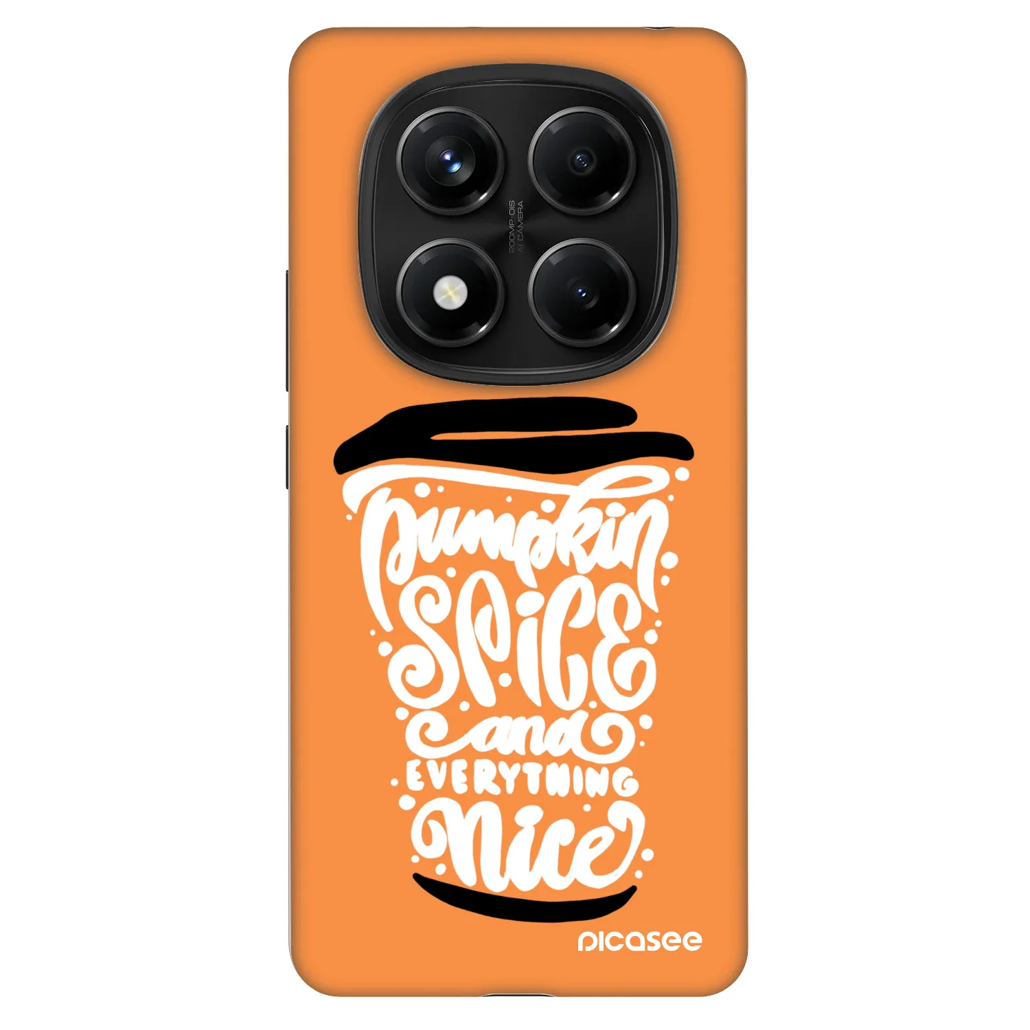 Picasee Fashion Case pentru Xiaomi Redmi Note 14 Pro 4G - Pumpkin coffee