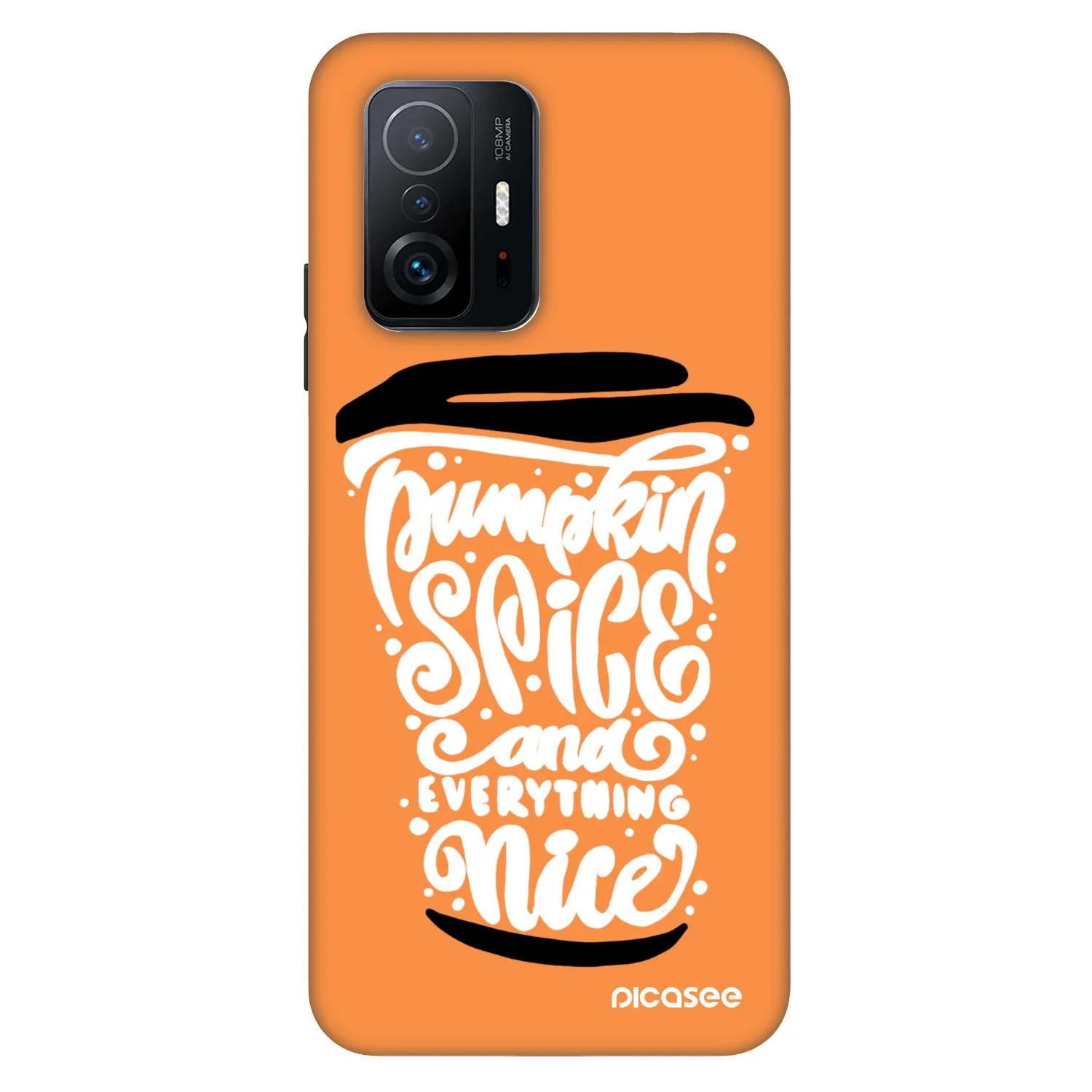 Picasee Fashion Case pentru Xiaomi 11T - Pumpkin coffee