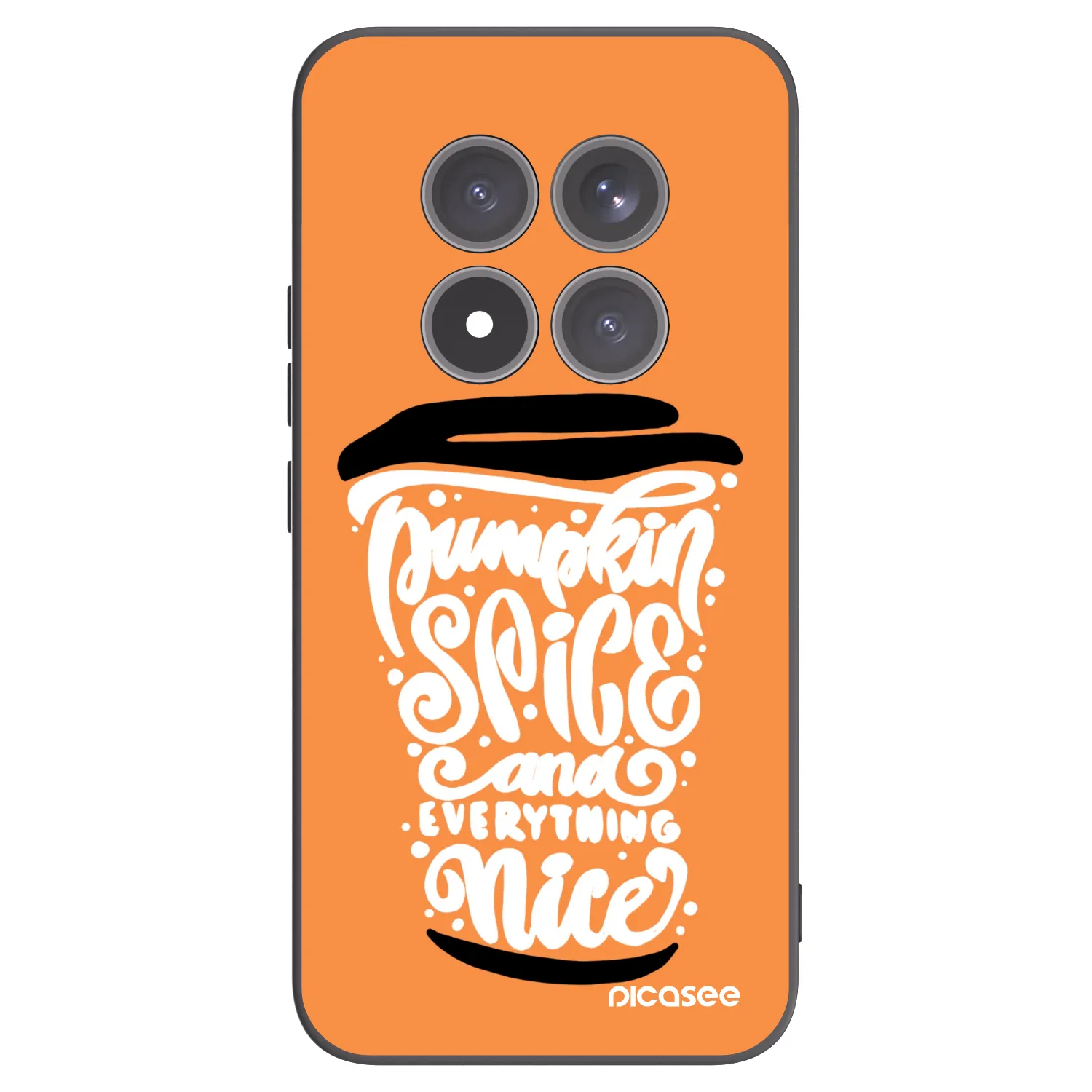 Picasee husă neagră din silicon pentru Xiaomi Redmi Note 15 Pro+ - Pumpkin coffee
