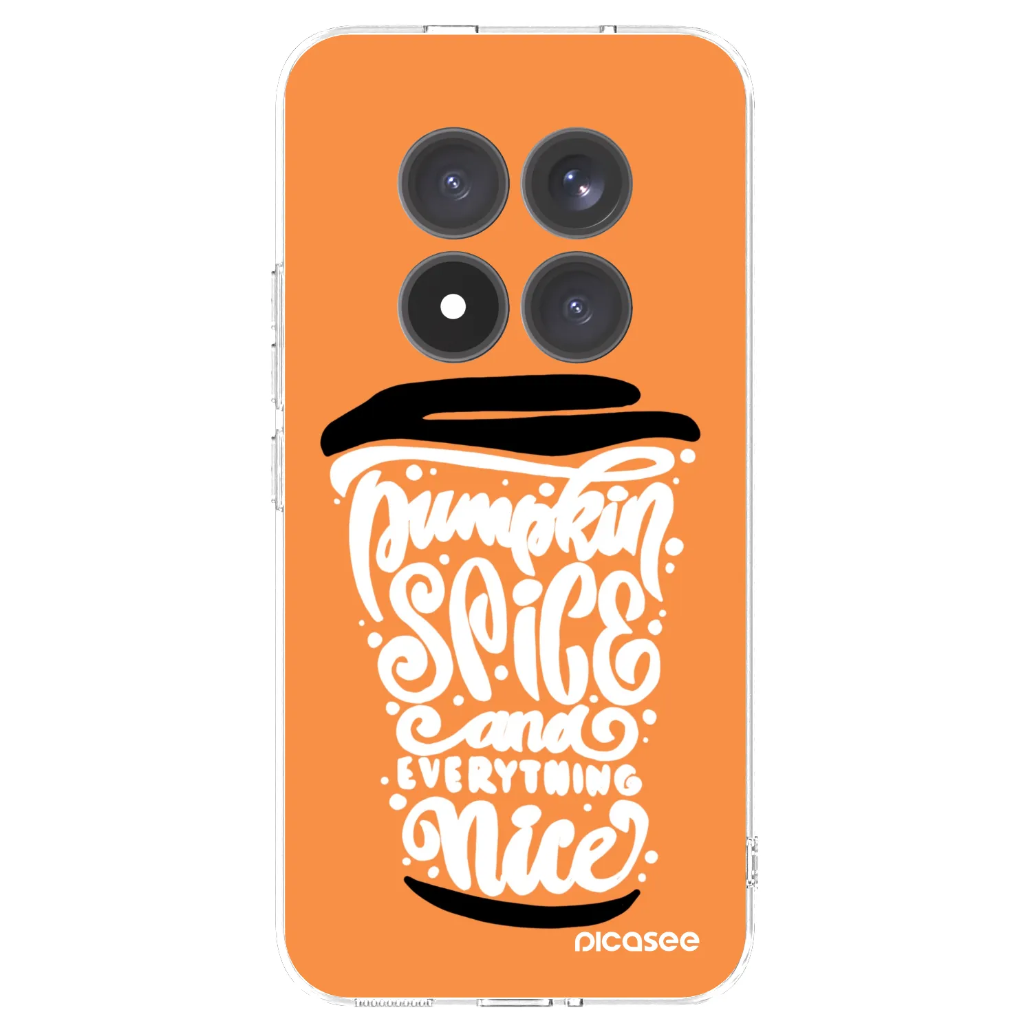Picasee husă transparentă din silicon pentru Xiaomi Redmi Note 15 Pro+ - Pumpkin coffee