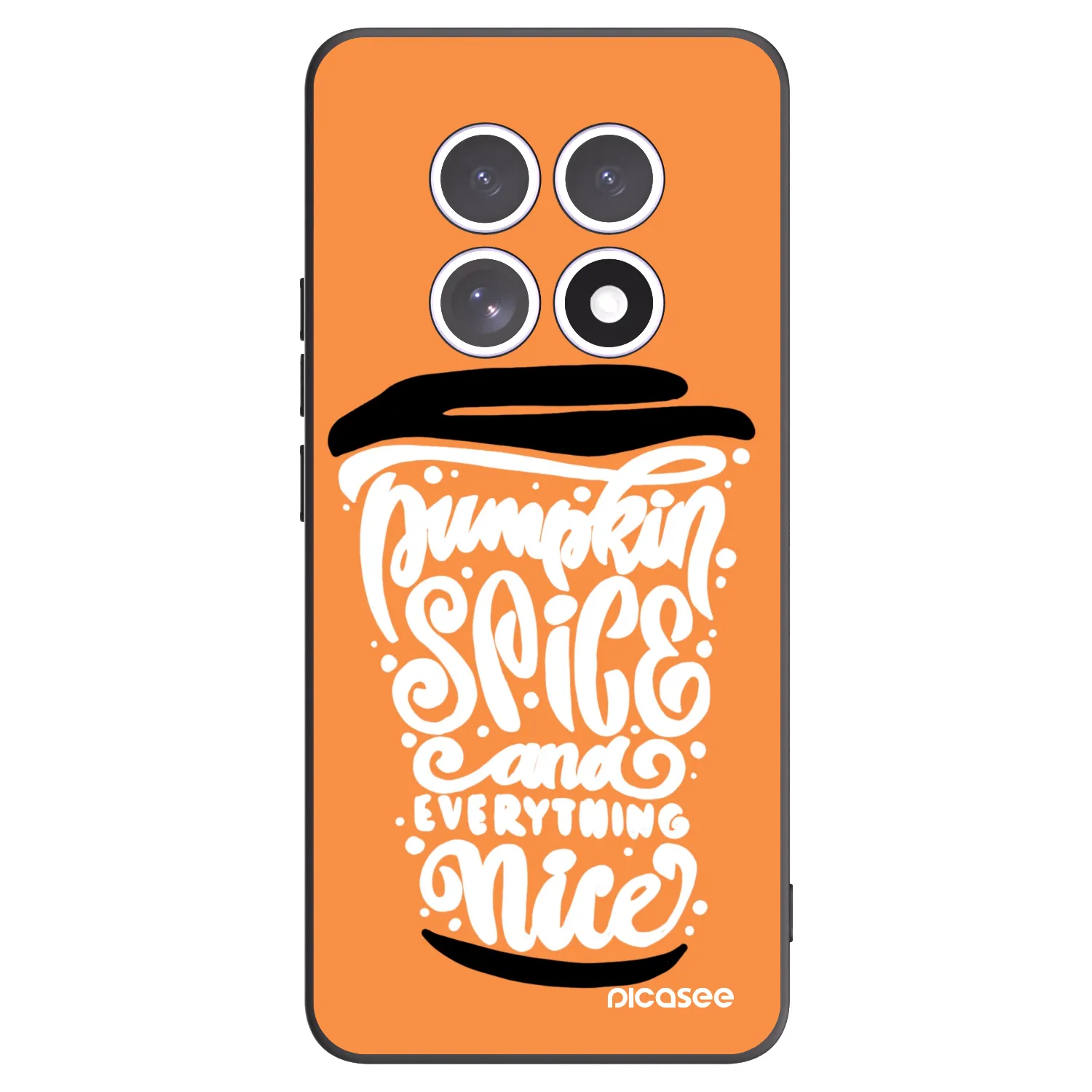 Picasee husă neagră din silicon pentru Xiaomi Redmi Note 15 4G - Pumpkin coffee