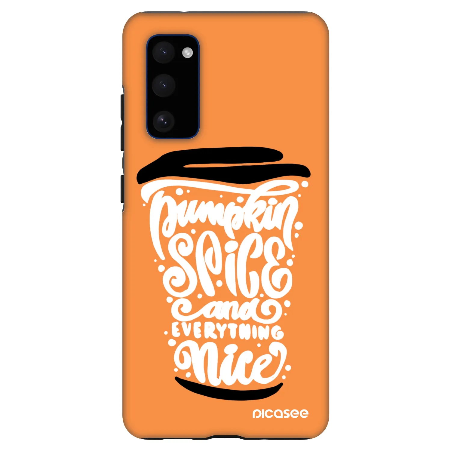 Picasee Fashion Case pentru Samsung Galaxy S20 FE - Pumpkin coffee