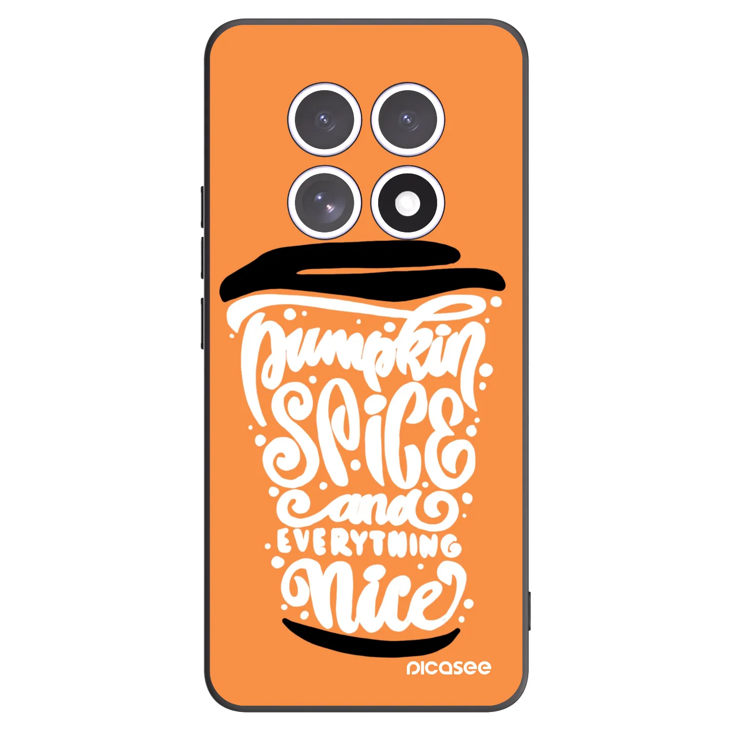 Picasee husă neagră din silicon pentru Xiaomi Redmi Note 15 5G - Pumpkin coffee